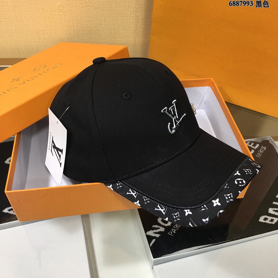 Louis Vuitton Be My Cap Black LV Cap - Soul Replicas