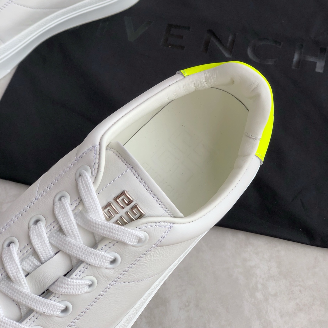 Givenchy City Sport Two-Tone Sneakers Neon And White For Men GVC - Soul Replicas