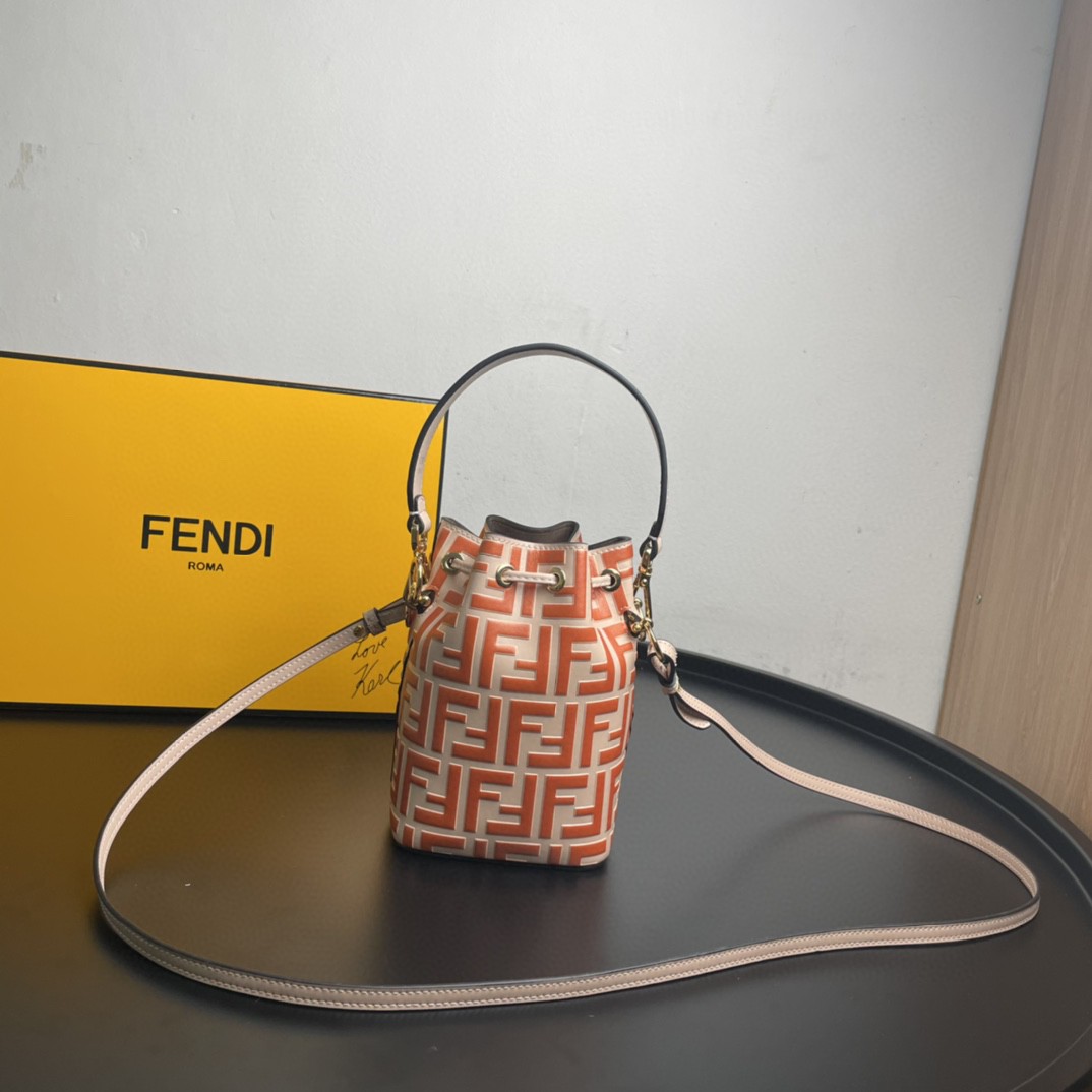 Fendi Mon Tresor Orange Mini Bag For Woman 18cm/7in - Soul Replicas