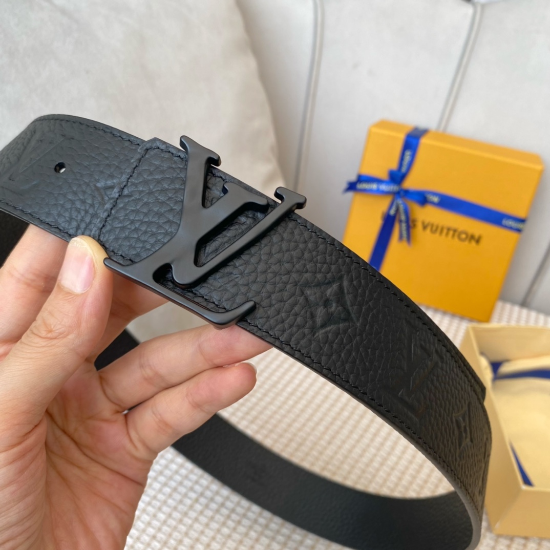 Louis Vuitton Iconic Reversible LV Belt Black LV Women Belt - Soul Replicas