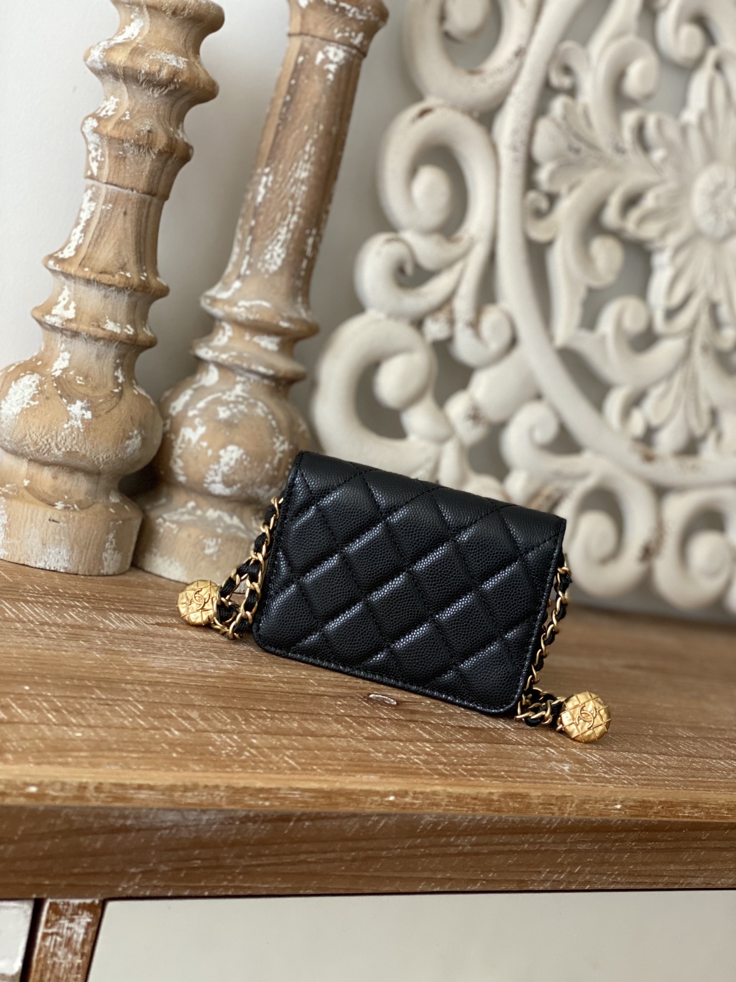 Chanel Clutch With Chain Black For Women. Women-s Bags 4.8in/12.3cm AP2857 B08447 94305 - Soul Replicas