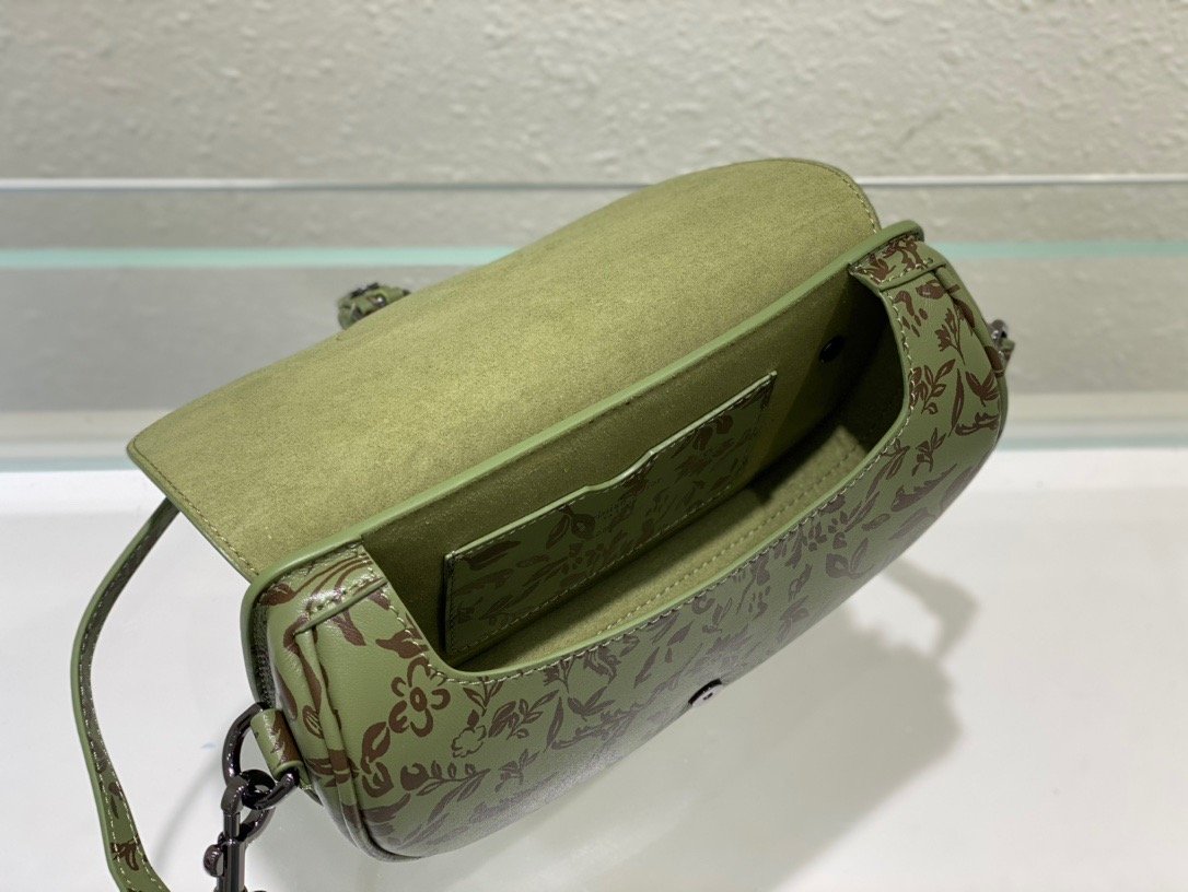 Christian Dior Bobby East-West Bag Green. For Women. Women's Handbags 8.5in/21cm CD - Soul Replicas
