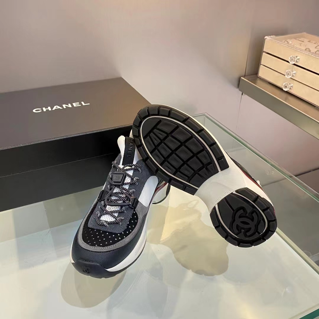 Chanel Women's Sneakers Black For Women G39488 Y56142 K4948 - Soul Replicas