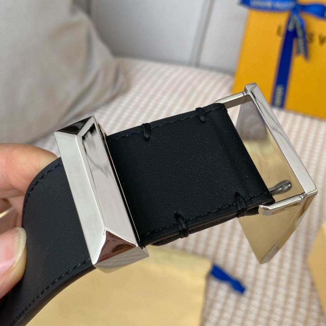 Louis Vuitton Metropole LV Belt Black LV Women Belt - Soul Replicas