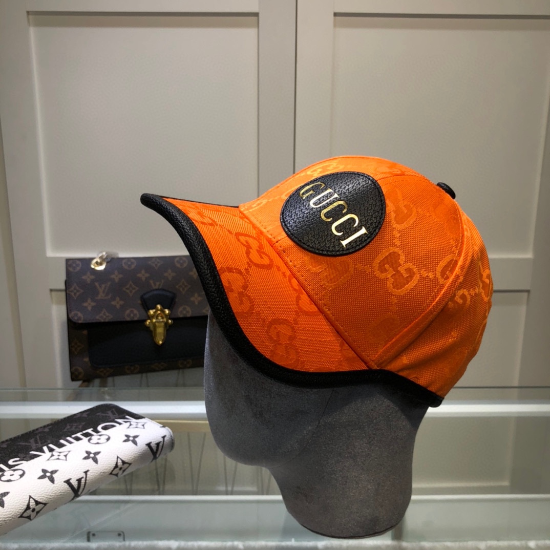 Gucci Off The Grid Baseball Hat Orange Gucci Hat - Soul Replicas