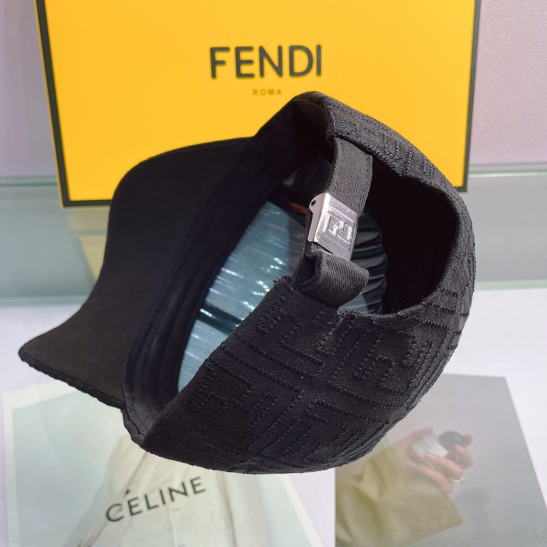 Fendi Baseball Cap Black Fendi Cap - Soul Replicas