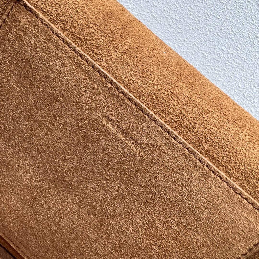 Celine Folco Cuir Triomphe With Studs Brown For Women 7in/19cm 198263DU9.04LU - Soul Replicas