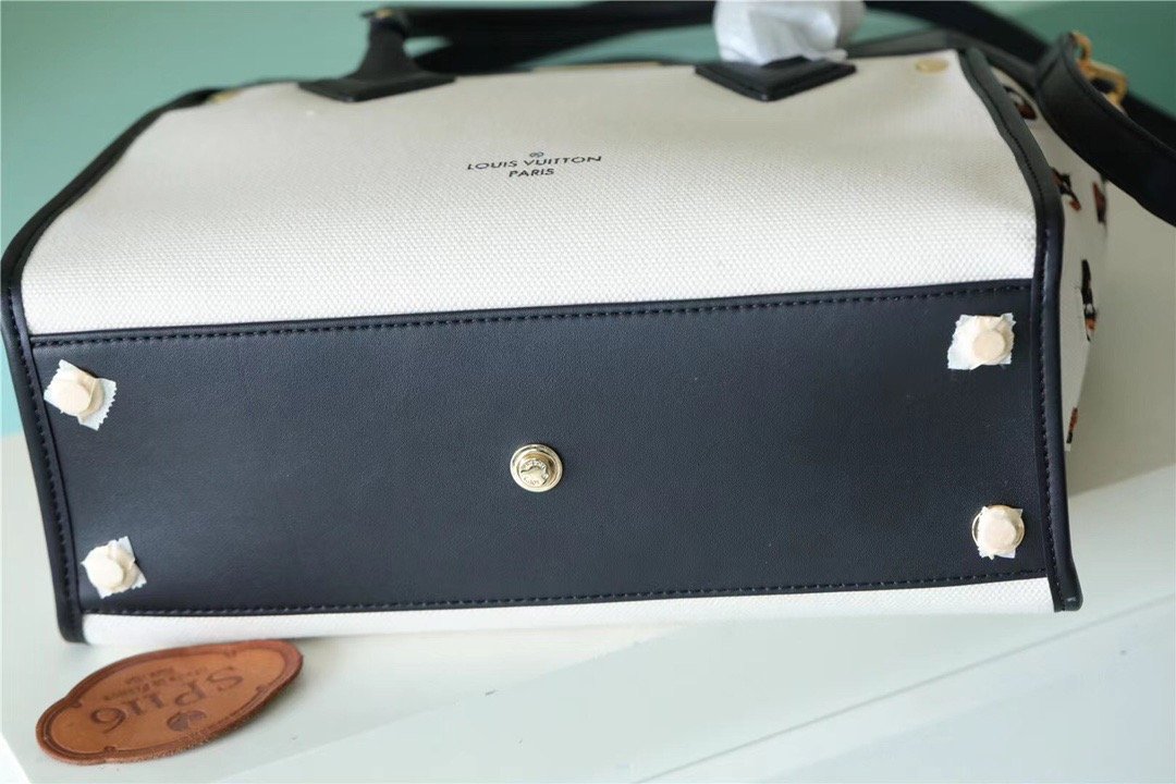 Louis Vuitton On My Side MM Bag Monogram Flower For Women 31cm/12.2 Inches Caramel Black LV M59842 - Soul Replicas