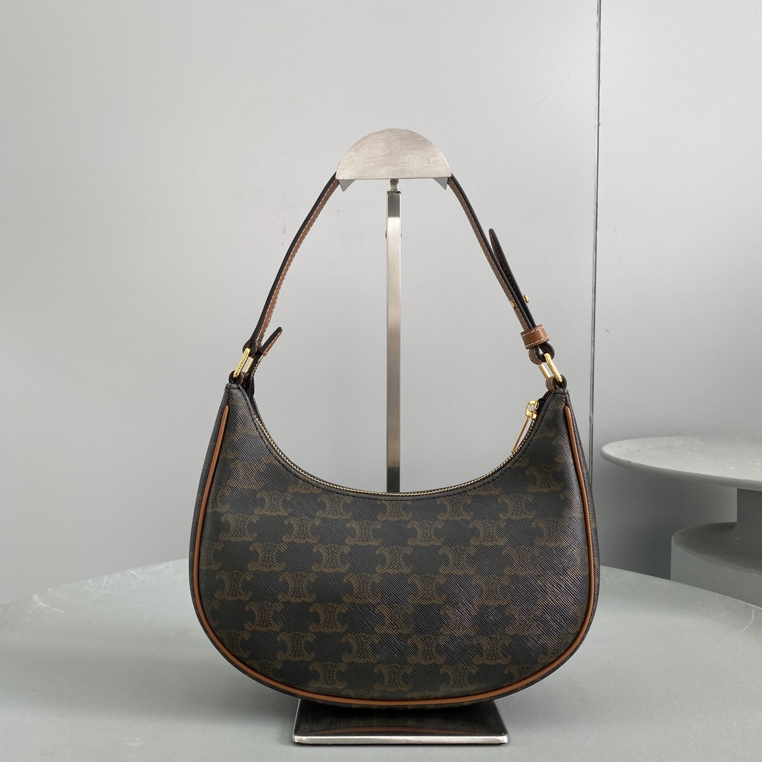 Celine Ava Bag In Triomphe Canvas Brown For Women 9in/23.5cm 193952BZJ.04LU - Soul Replicas
