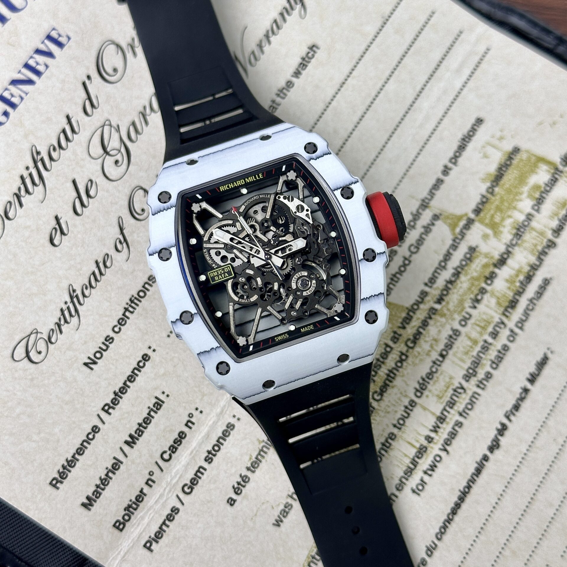 Richard Mille RM35-01 Rafael Nadal Replica Watch BBR Factory 42mm - Soul Replicas