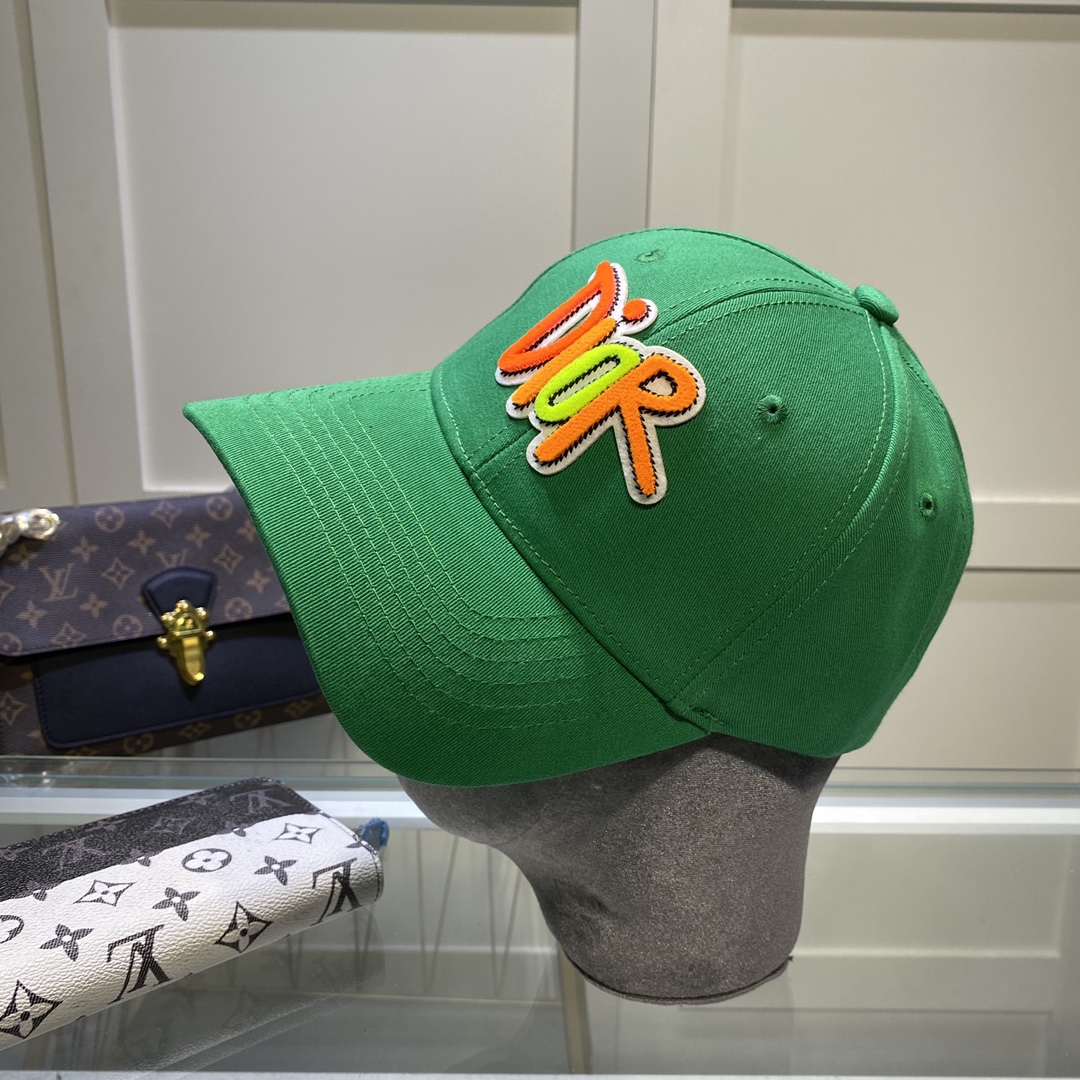 Christian Dior Jack Dior Baseball Cap In Green - Soul Replicas