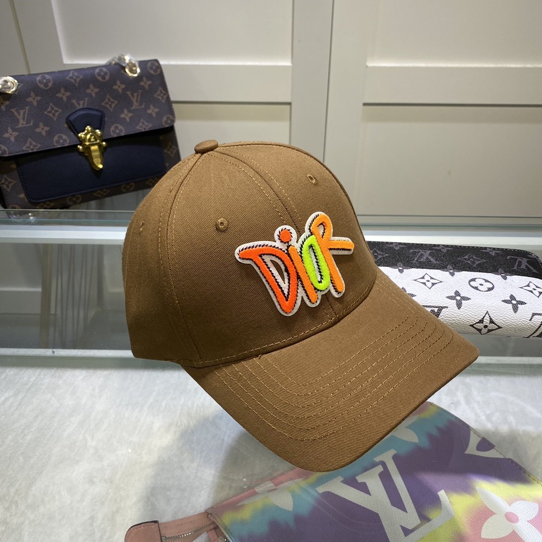 Christian Dior Jack Dior Baseball Cap In Brown - Soul Replicas