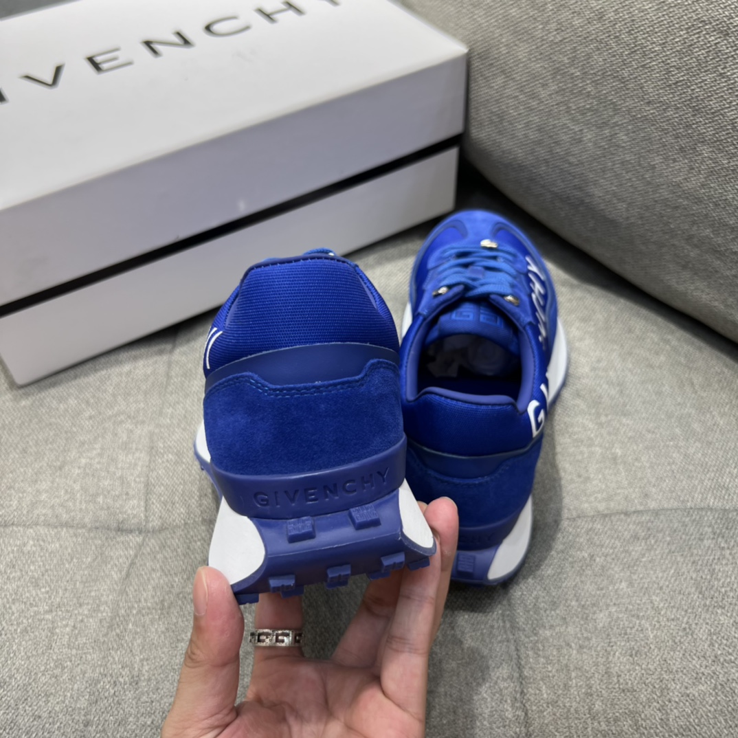 Givenchy GIV Runner Sneakers Blue For Men GVC - Soul Replicas