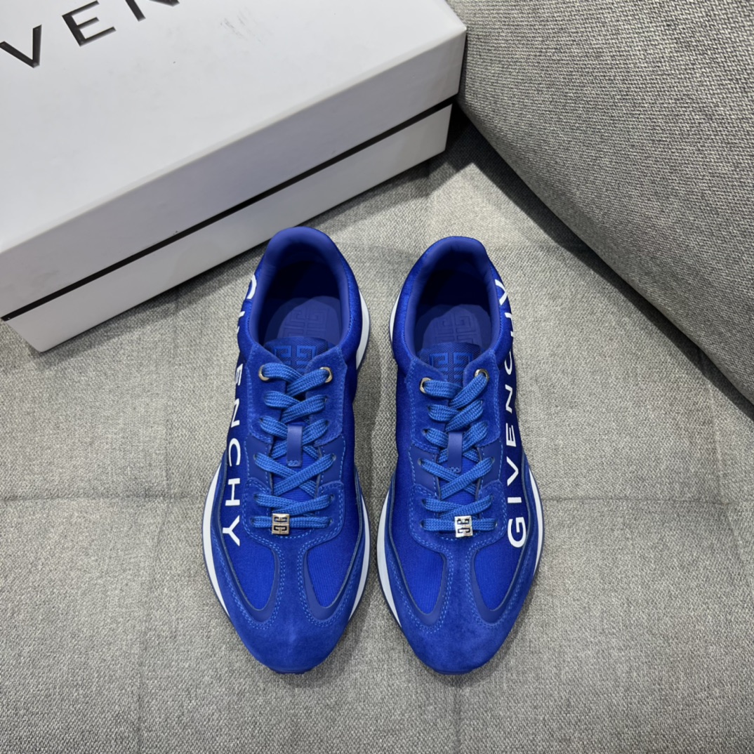 Givenchy GIV Runner Sneakers Blue For Men GVC - Soul Replicas