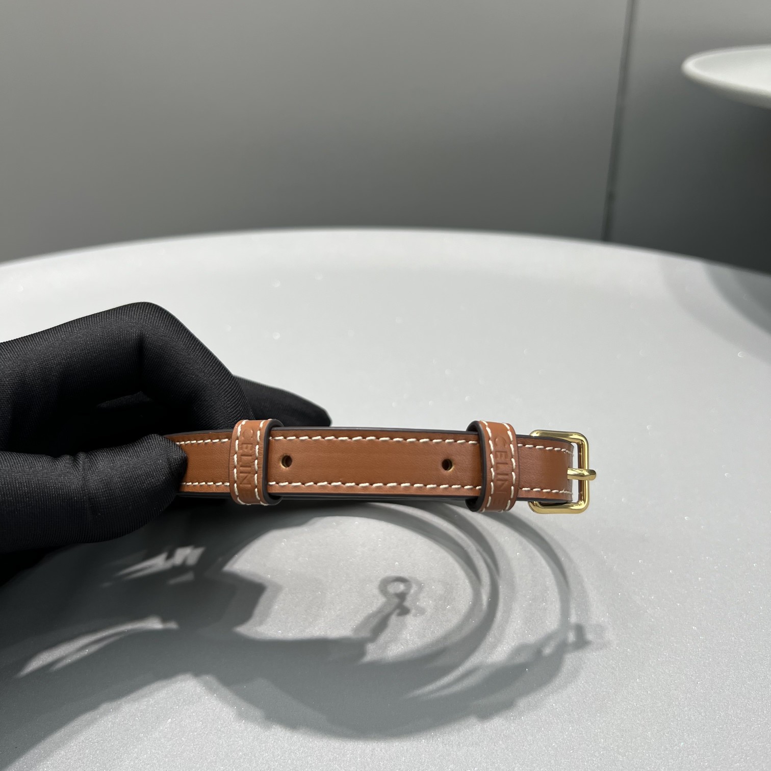 Celine Medium Celine Heart In Triomphe Canvas White For Women 6in/14.5cm 198222BZJ.01BC - Soul Replicas