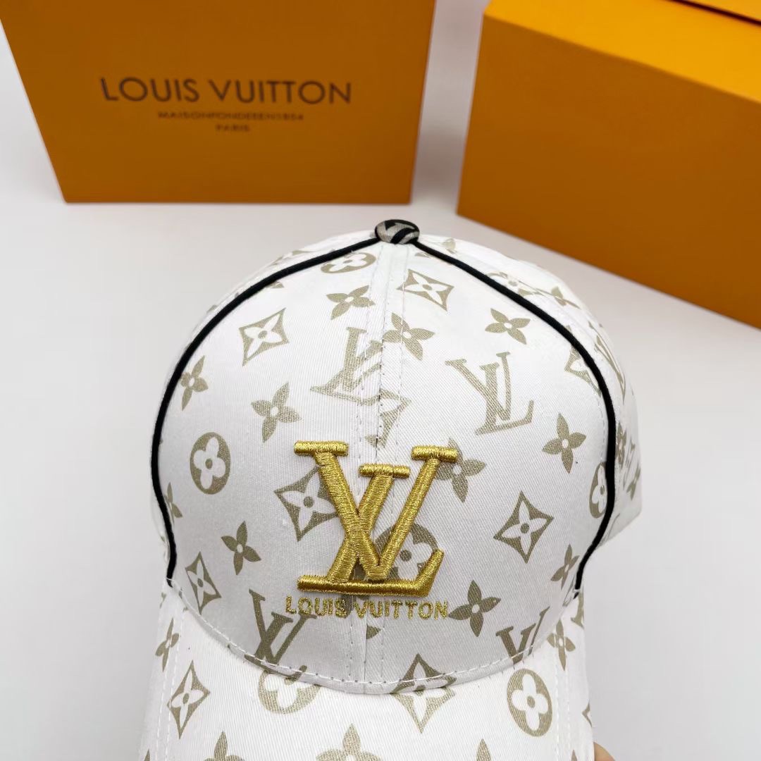 Louis Vuitton Match Cap White LV Cap - Soul Replicas