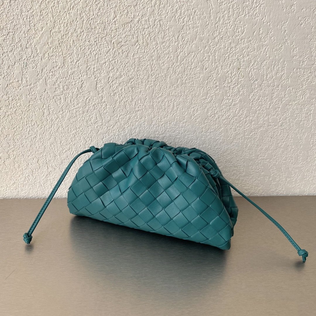 Bottega Veneta Mini Pouch Blue. For Women. Women-s Bags 8.6in/22cm - Soul Replicas