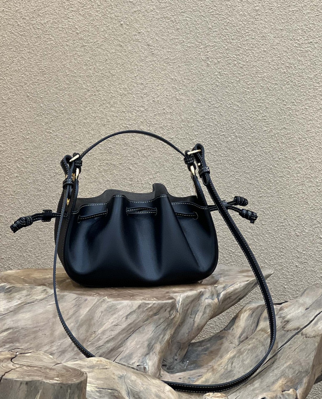 Fendi Pomodorino Black Mini Bag For Woman 17cm/6.5in - Soul Replicas
