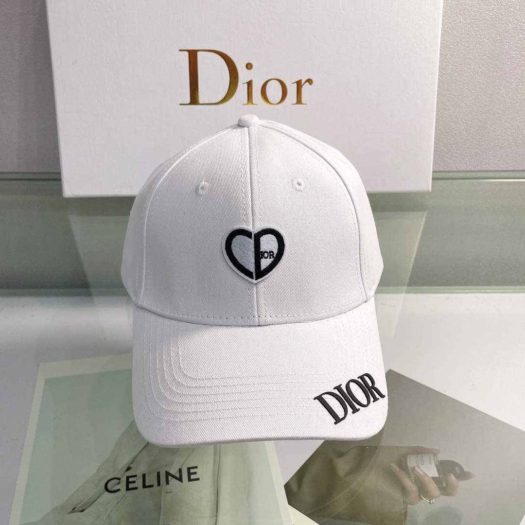Christian Dior Jack Dior Baseball Cap In White - Soul Replicas