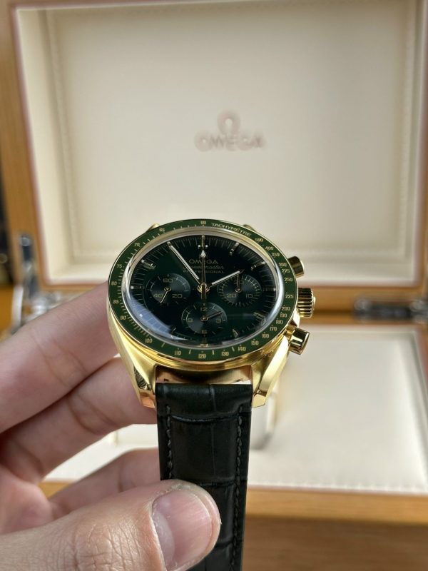 Omega Speedmaster Moonwatch Replica Watches Green Dial RM Factory 44mm - Soul Replicas