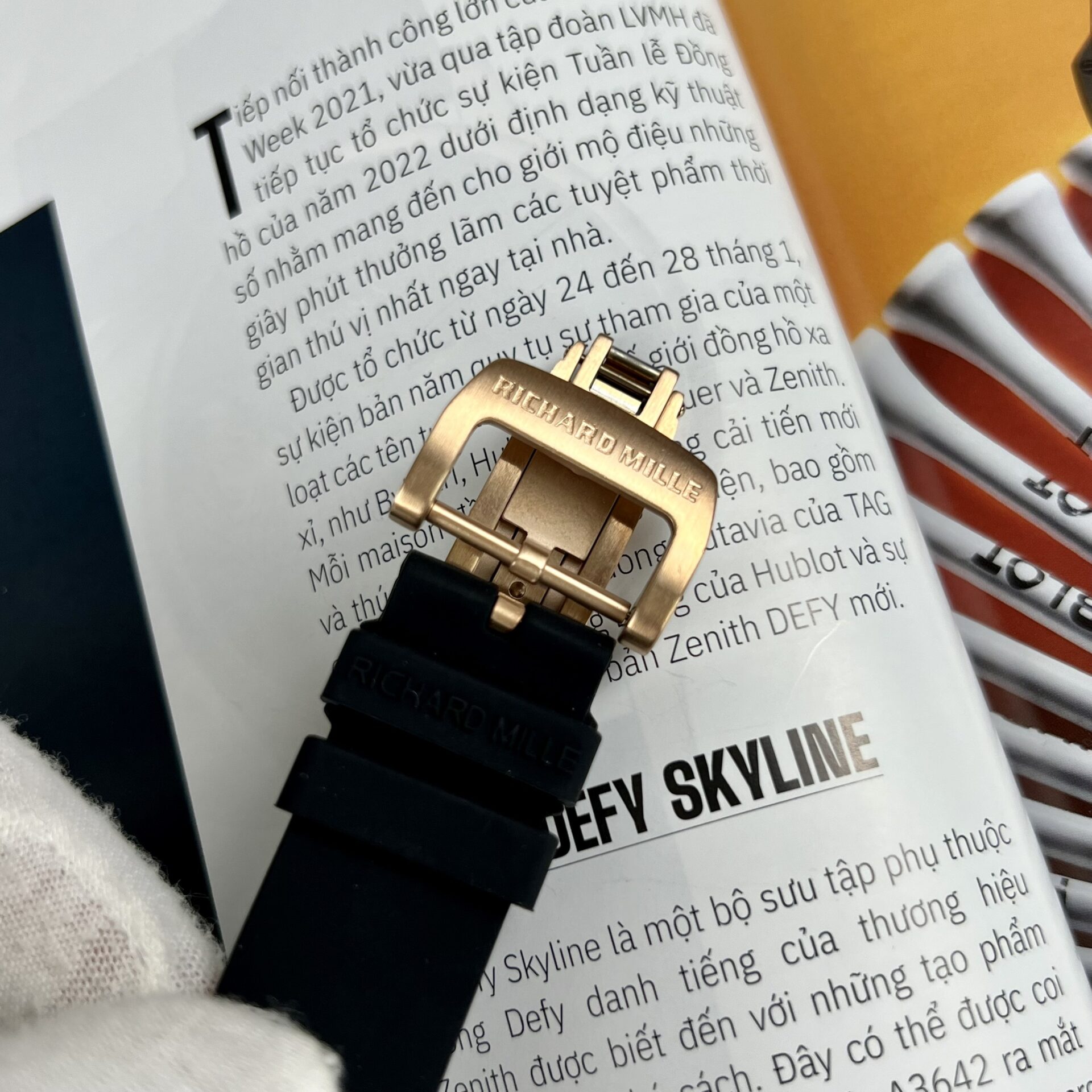 Richard Mille RM007 Replica 1:1 Watch Rose Gold With Full Stone 36mm - Soul Replicas