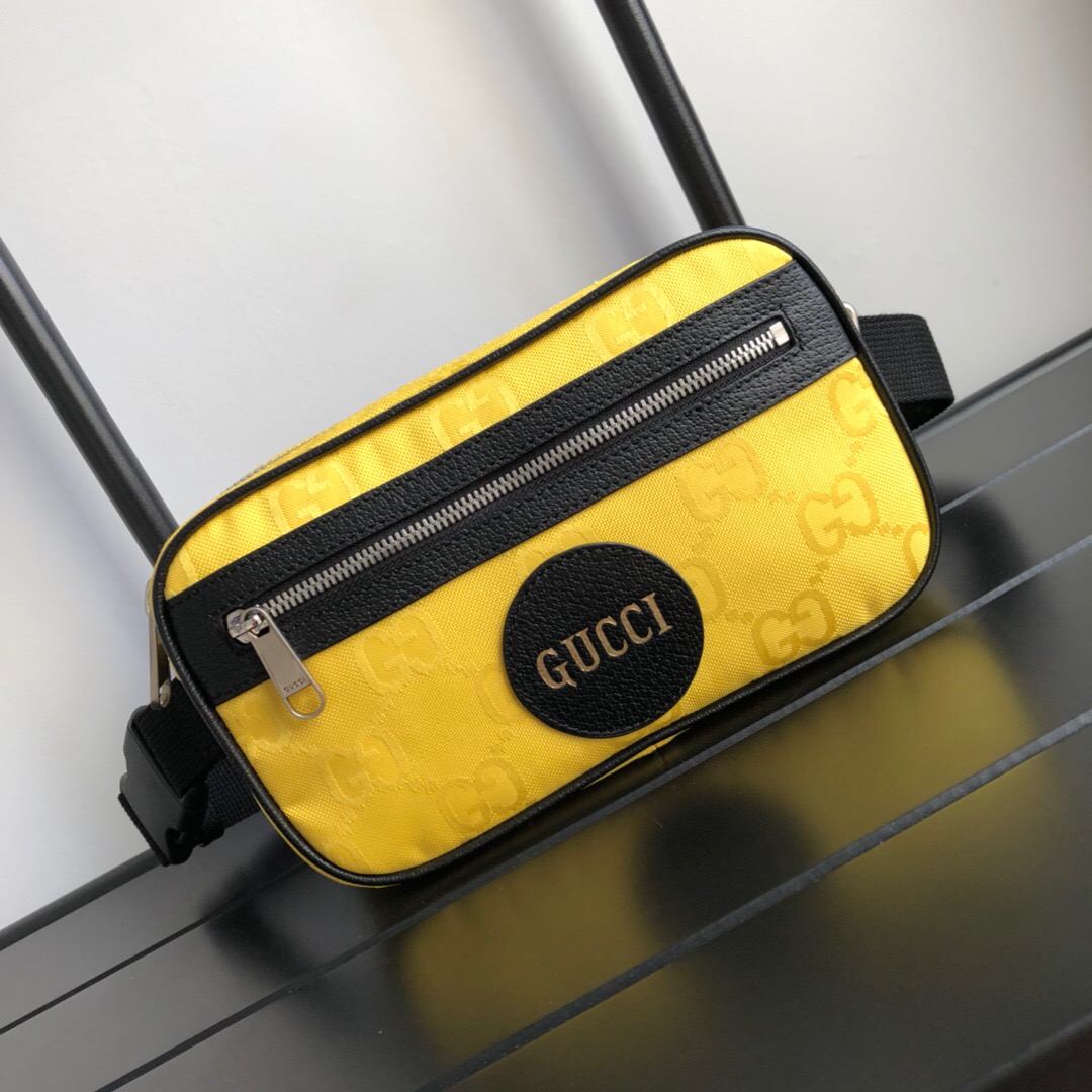 Gucci Off The Grid Belt Bag Yellow Gucci ECONYL® For Men  9.5in/24cm Gucci - Soul Replicas