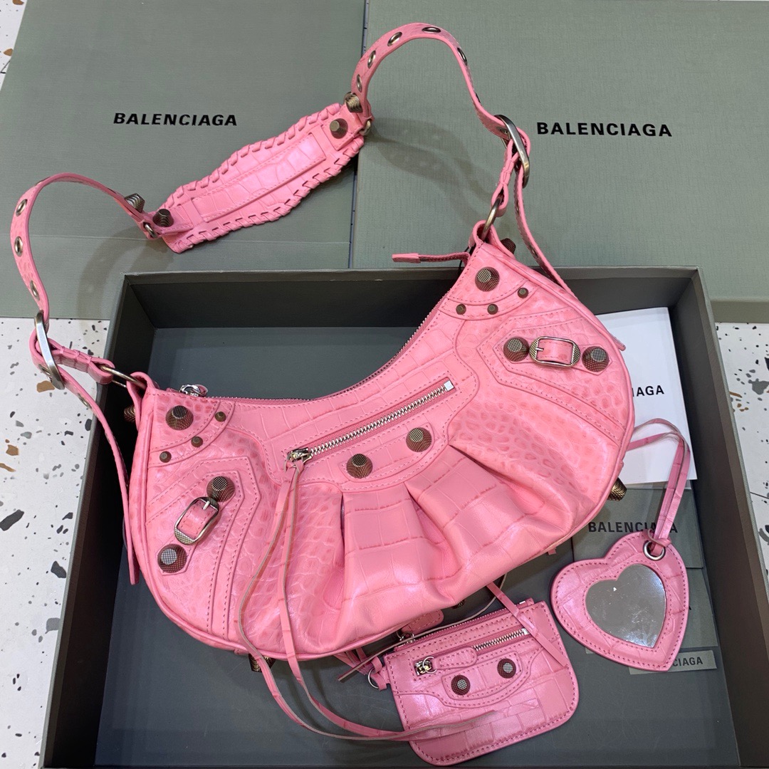 Balenciaga Le Cagole XS Shoulder Bag In Pink. For Women. Women-s Bags 13in/33cm 67130723EBY5812 - Soul Replicas