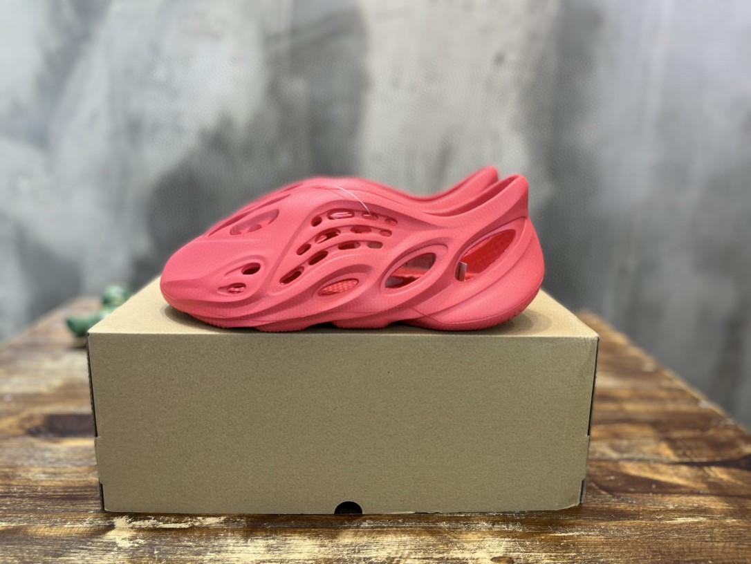 Adidas YZ Foam Runner Vermilion Red For Women GW3355 - Soul Replicas