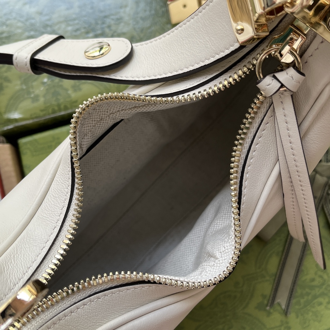 Gucci Atache Small Shoulder Bag White For Women. Women-s Bags 9in/23cm Gucci 699409 UXWBG 9109 - Soul Replicas