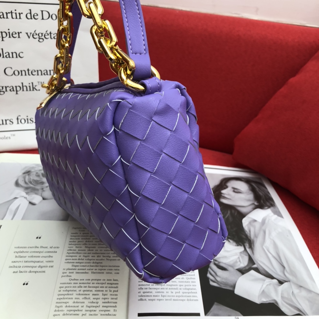 Bottega Veneta Crossbody Bag Violet. For Women. Women-s Bags 9.4in/24cm - Soul Replicas