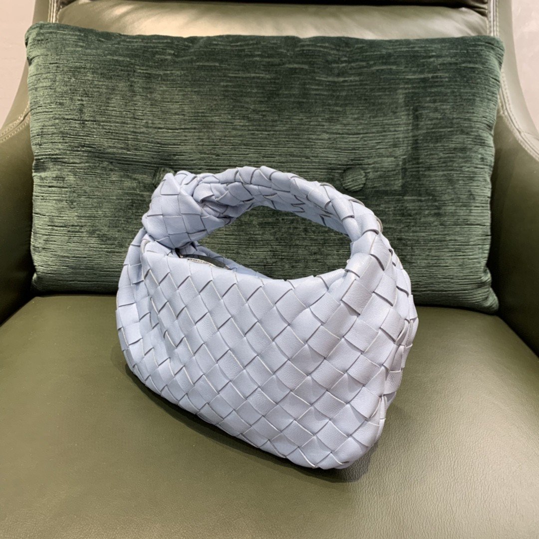 Bottega Veneta Mini Jodie Bag For Women 11in/28cm In Teal Washed - Soul Replicas