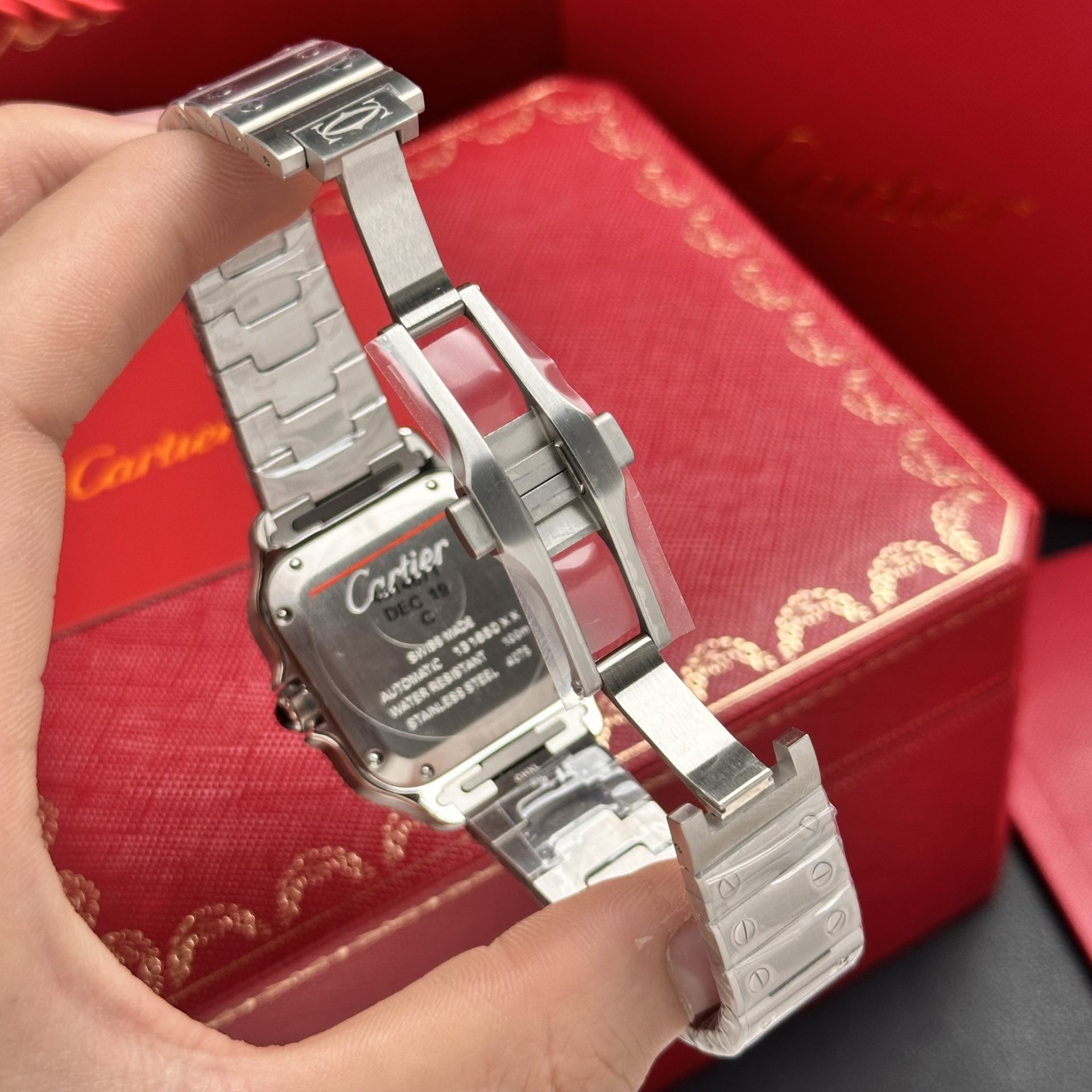 Cartier Replica Watch Santos WSSA0063 Blue Dial BV Factory 35mm - Soul Replicas