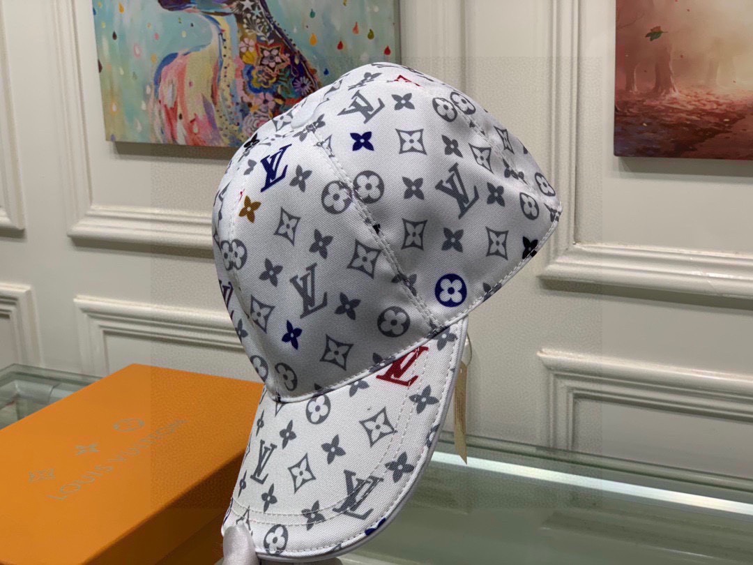 Louis Vuitton Be My Cap White LV Cap - Soul Replicas