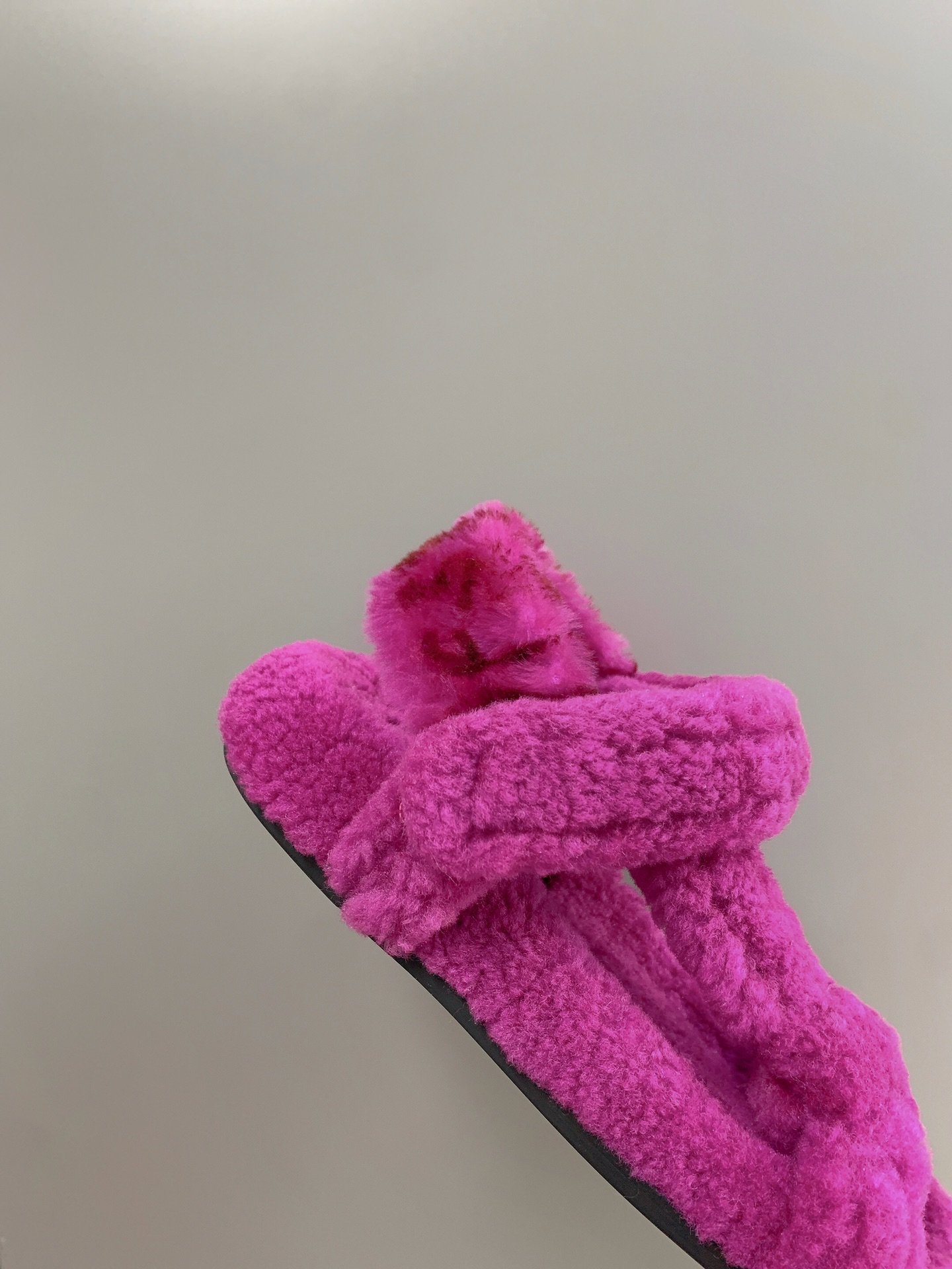 Fendi First Shearling Sandal Pink For Women - Soul Replicas