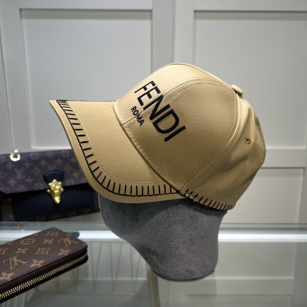 Fendi Baseball Cap Beige Fendi Cap - Soul Replicas