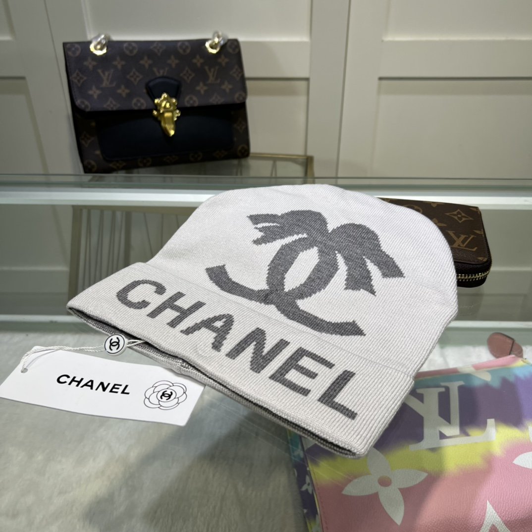 Chanel Beanie In Grey - Soul Replicas