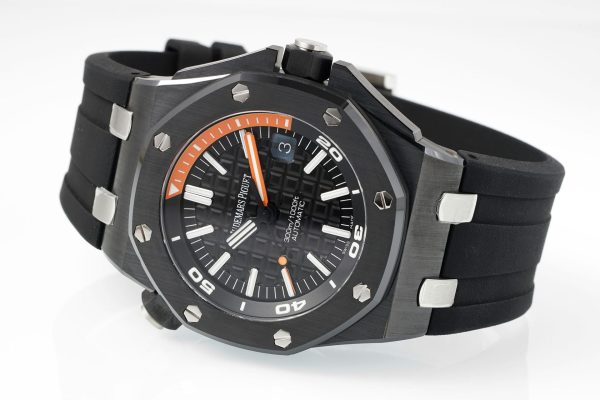 Audemars Piguet Best Replica Watch Royal Oak Offshore Diver 15707CE Black Ceramic 42mm - Soul Replicas