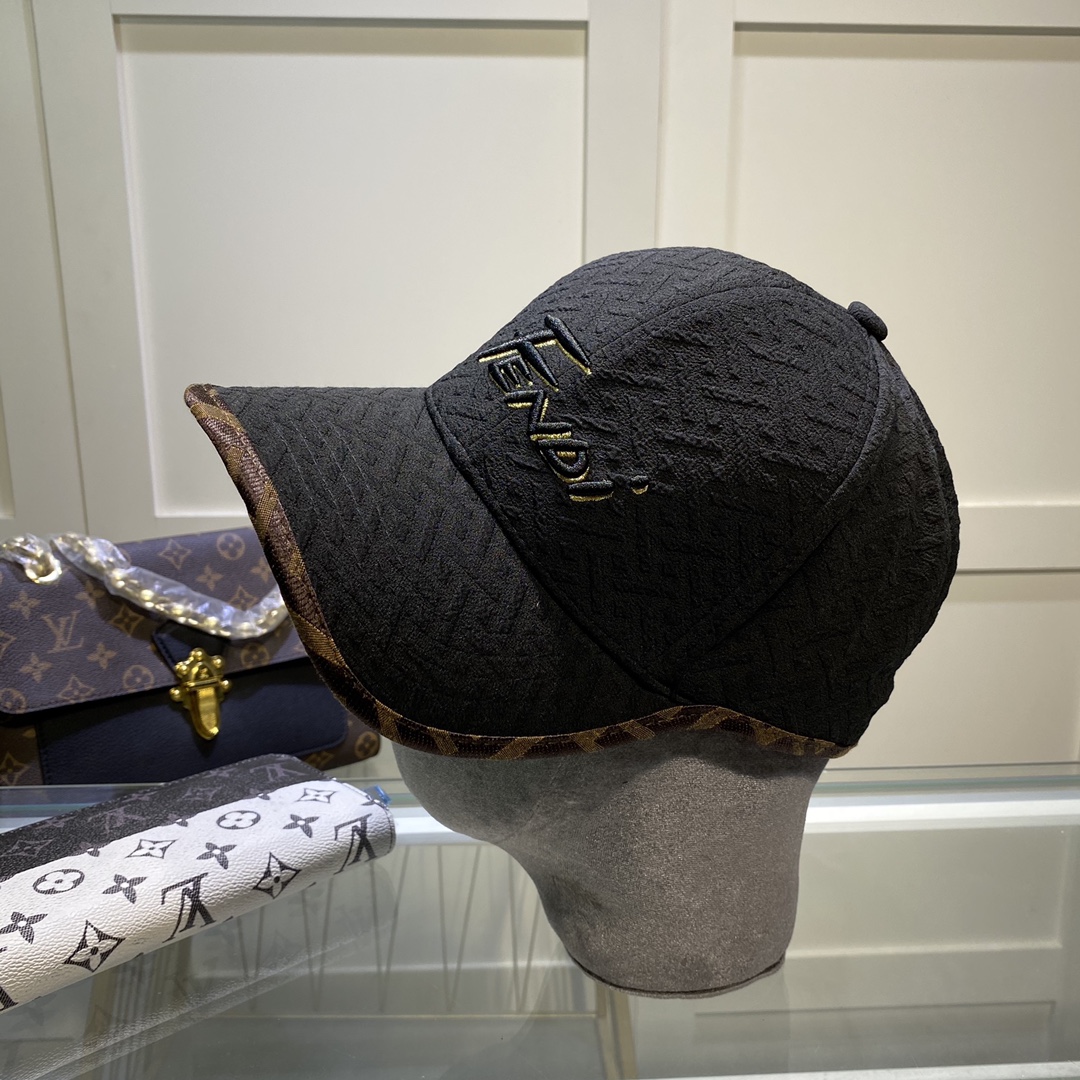 Fendi Baseball Cap Black Fendi Cap - Soul Replicas