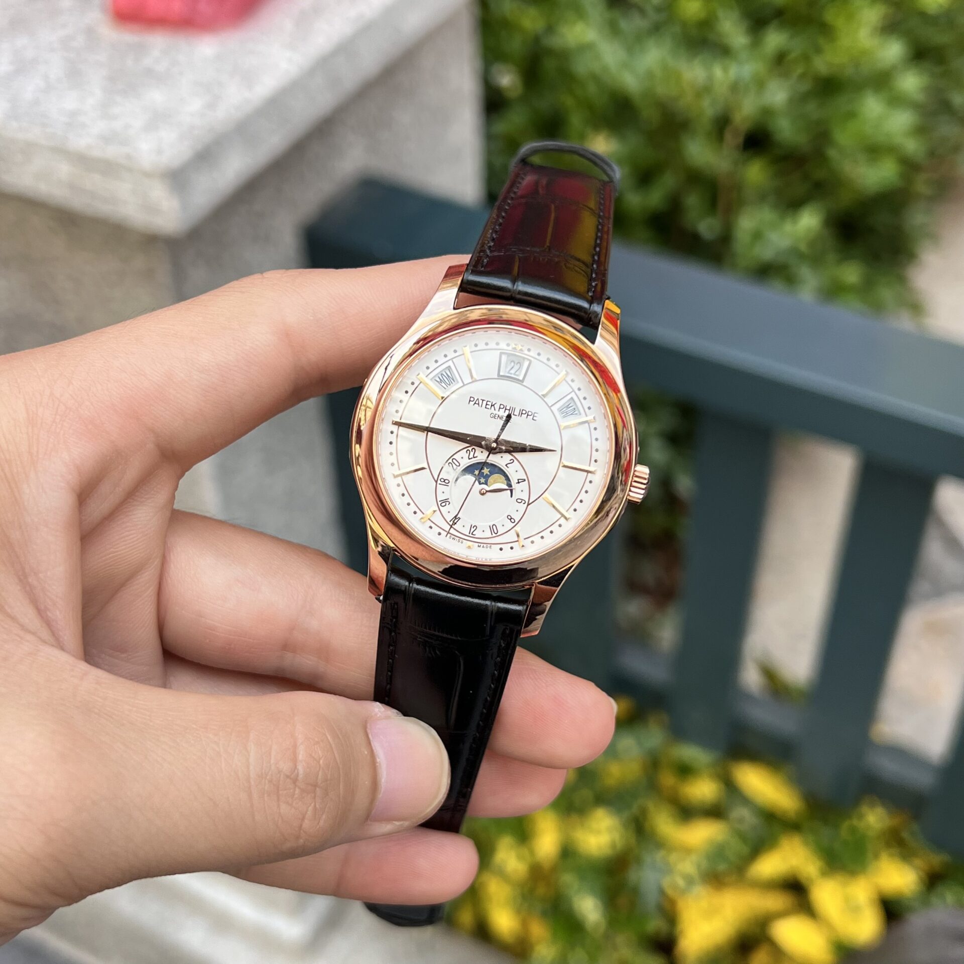 Patek Philippe 5205R 18K Rose Gold Wrapped Replica Watch 40mm - Soul Replicas