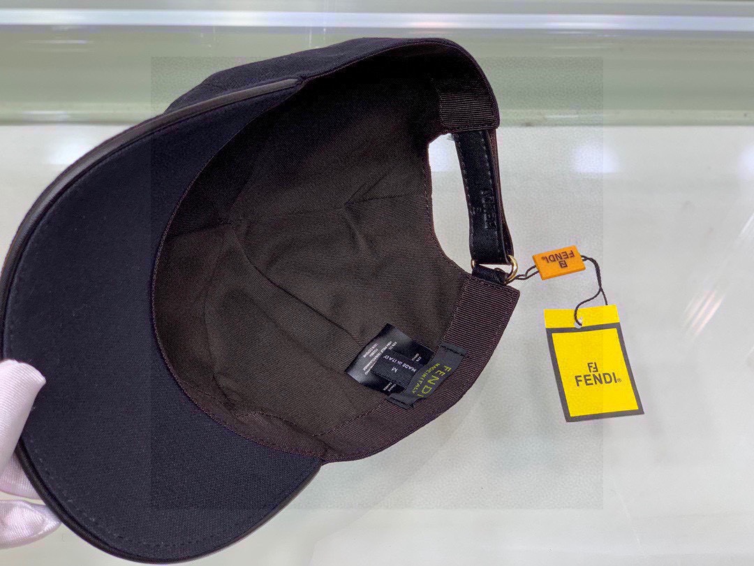 Fendi Baseball Cap Black Fendi Cap - Soul Replicas