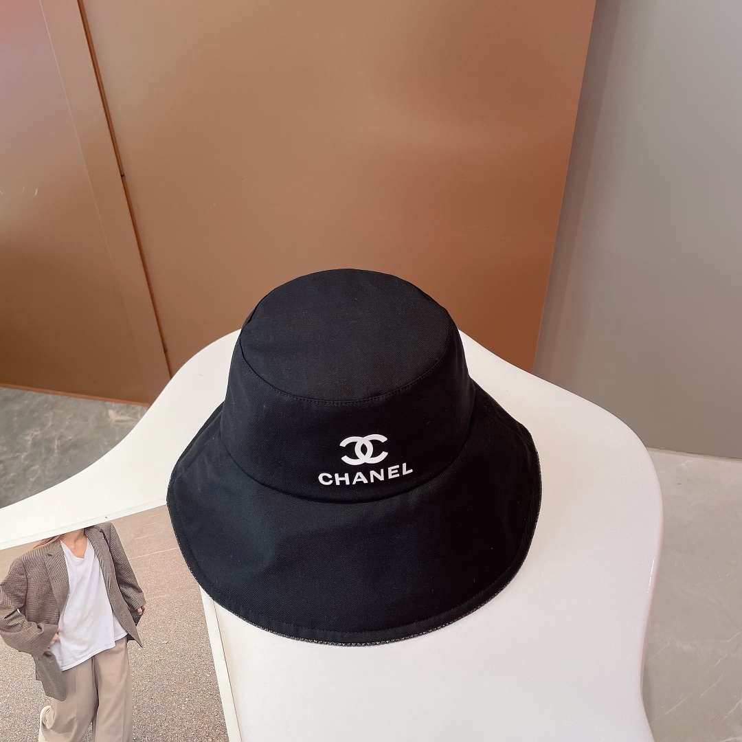 Chanel Cloche Hat Black Chanel Hat - Soul Replicas