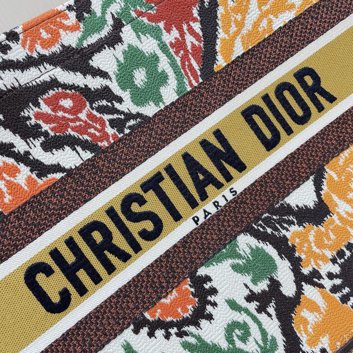Christian Dior Medium Dior Book Tote Yellow Multicolor . For Women. Women's Handbags 14in/36cm CD - Soul Replicas