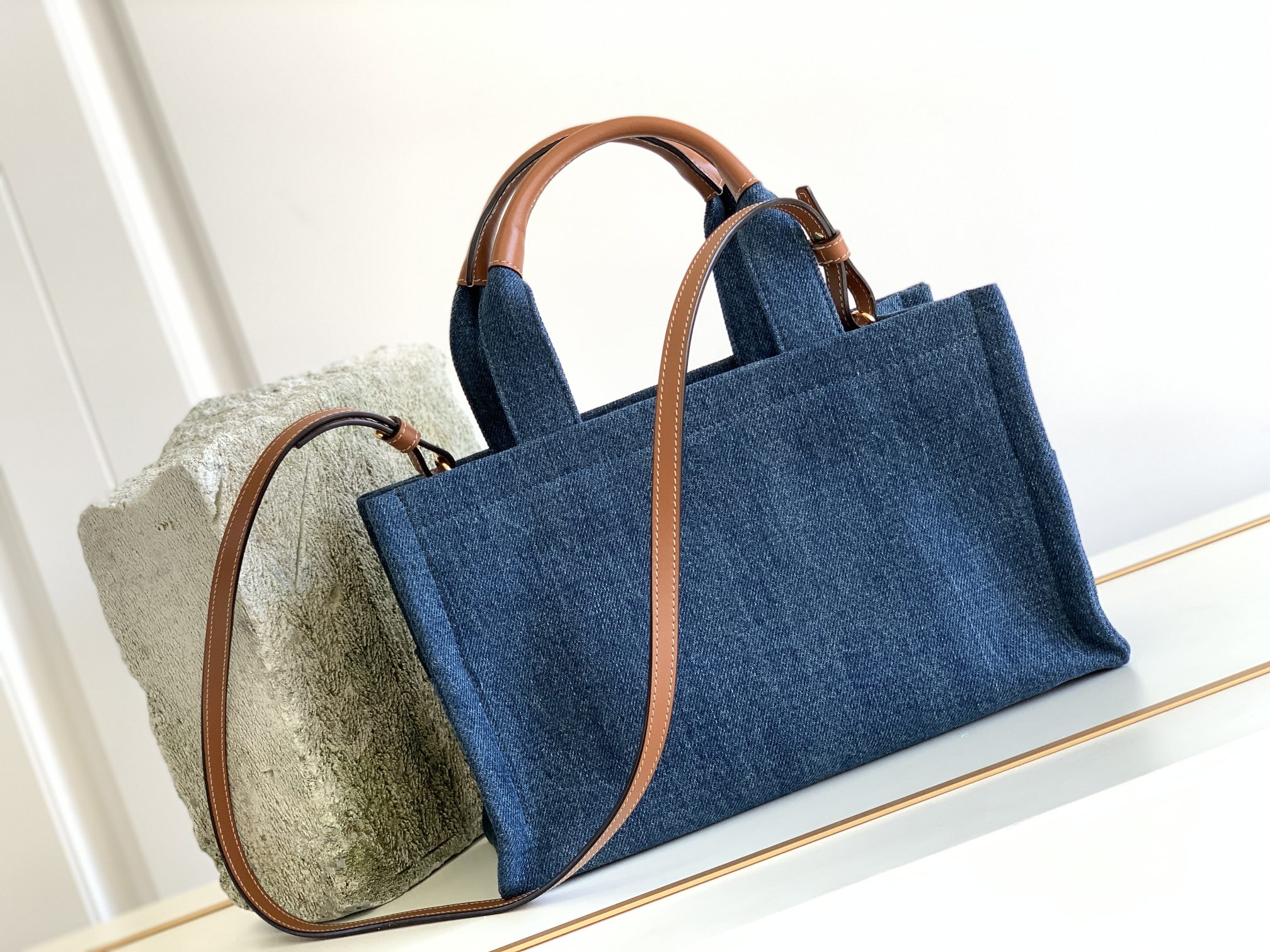 Celine Small Denim Tote For Women 11.4in/29cm - Soul Replicas