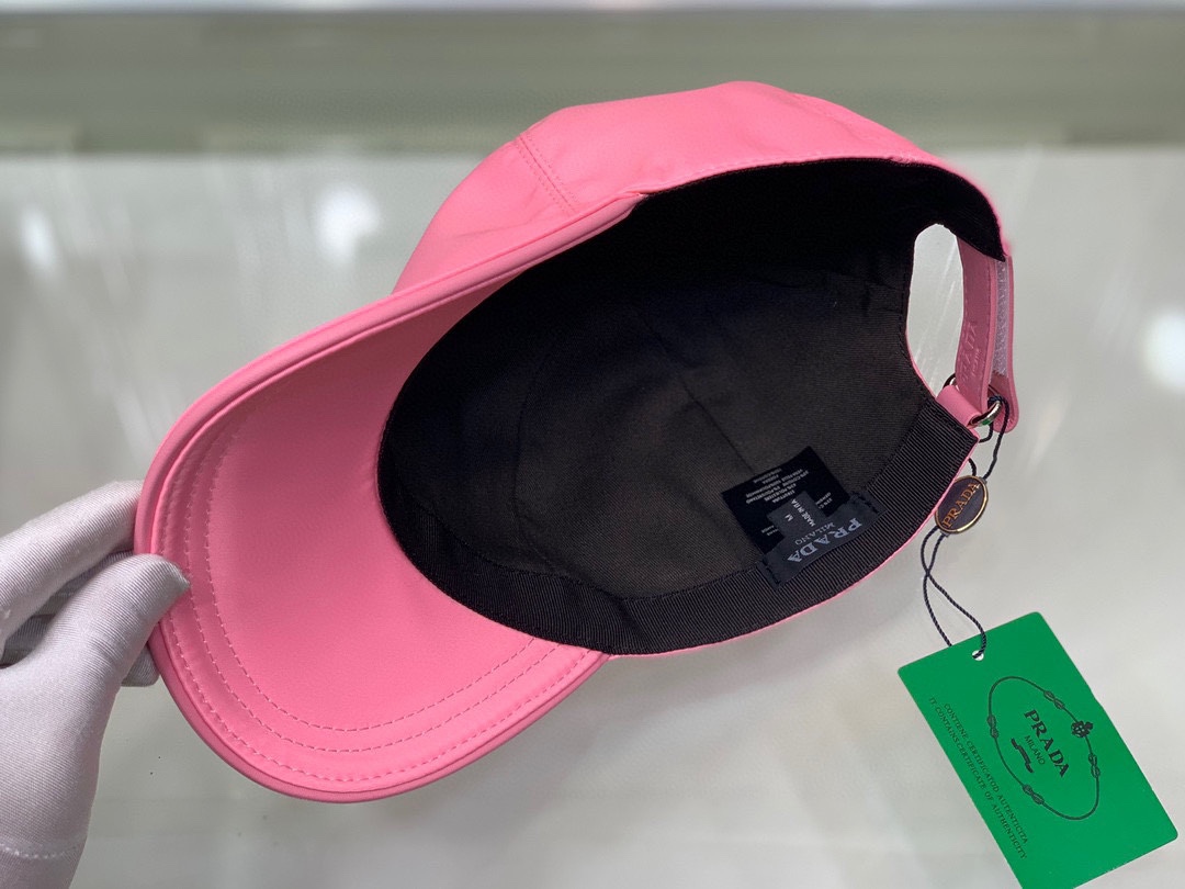 Prada Re-Nylon Baseball Cap Pink Prada Cap - Soul Replicas
