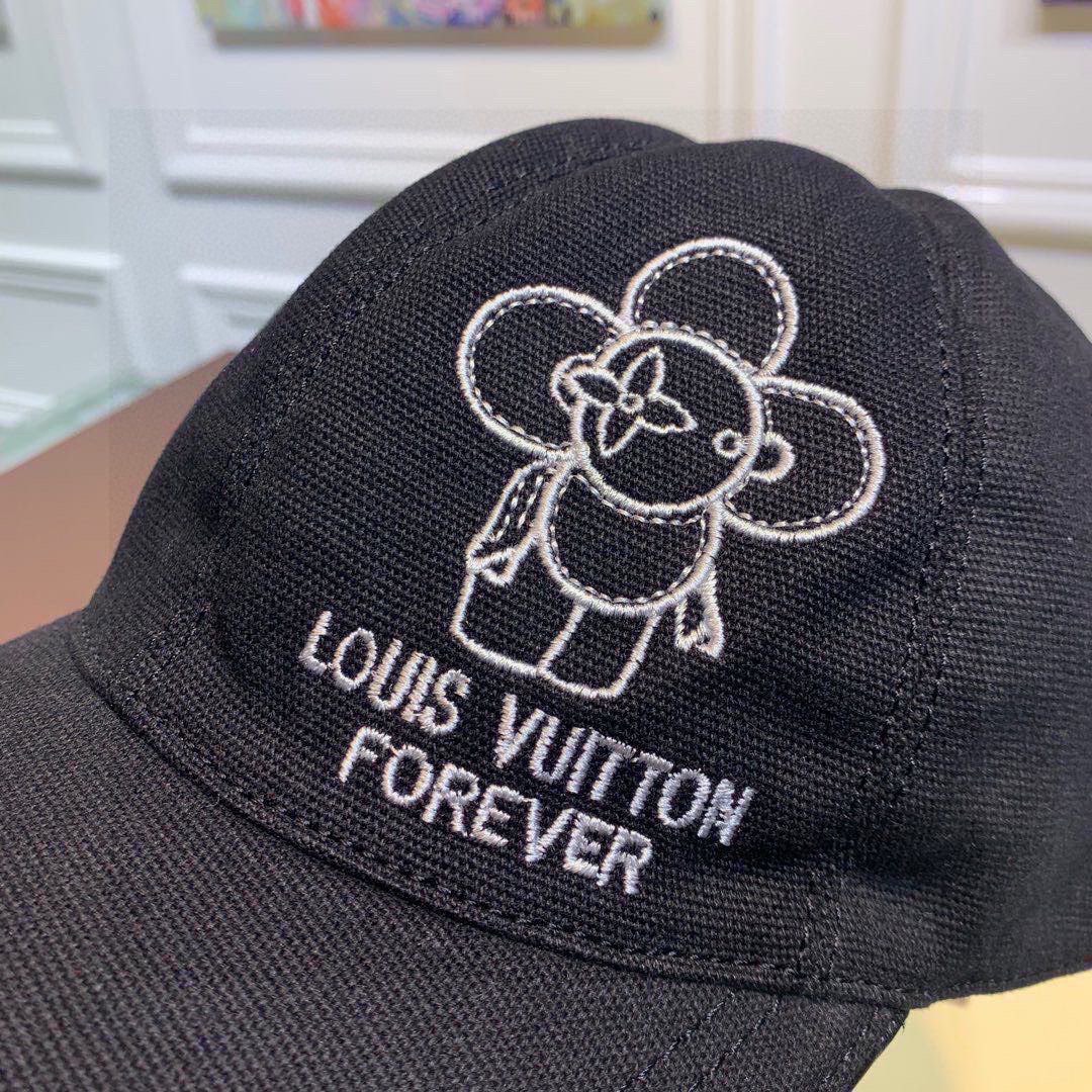 Louis Vuitton Be My Cap Black LV Cap - Soul Replicas