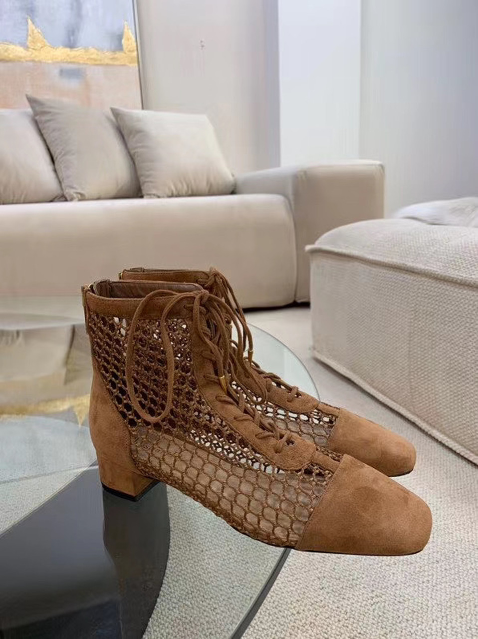 Christian Dior Naughtily-D Ankle Boot Brown For Women CD - Soul Replicas