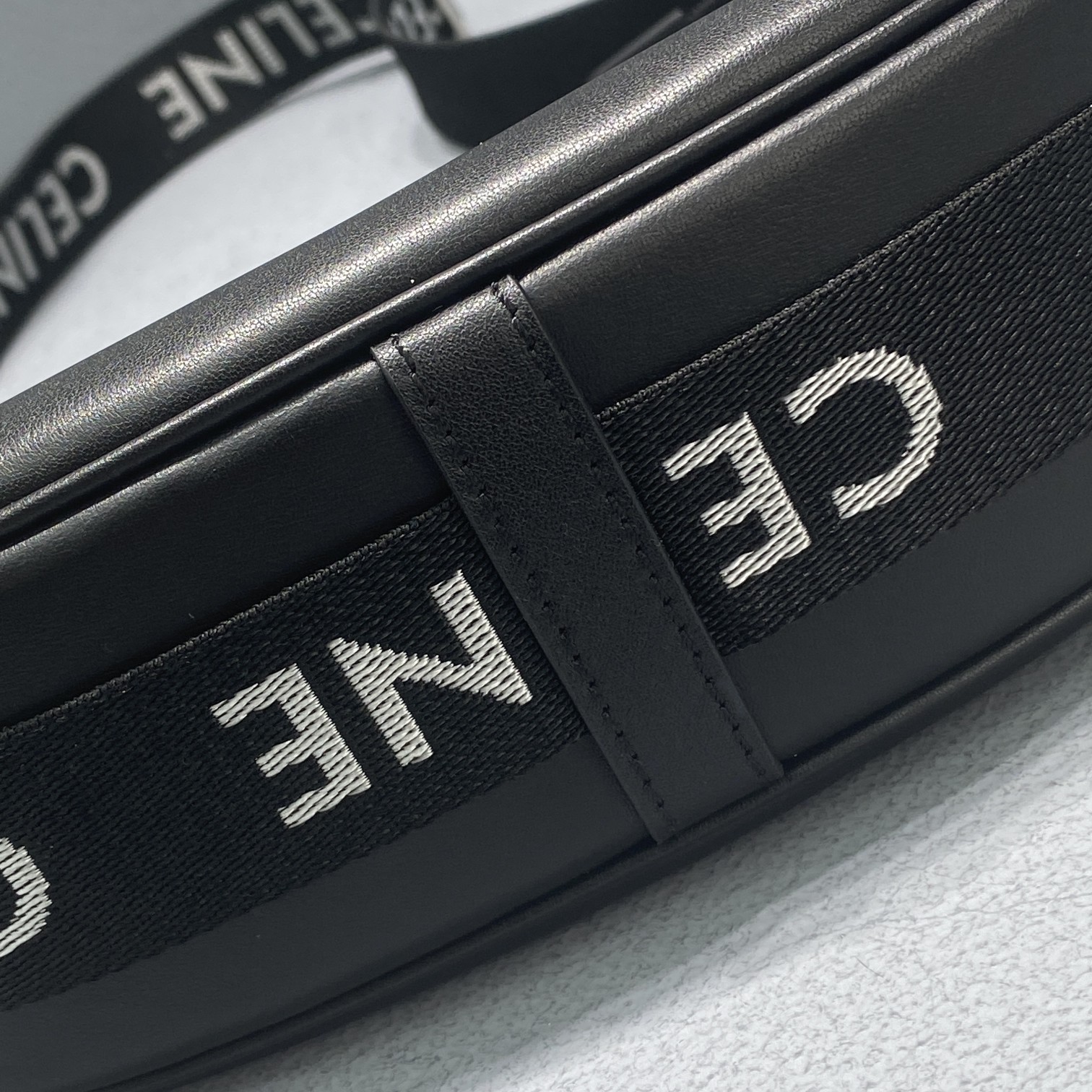 Celine Medium Ava Bag With Celine Strap Black For Women 9in/23cm  - Soul Replicas