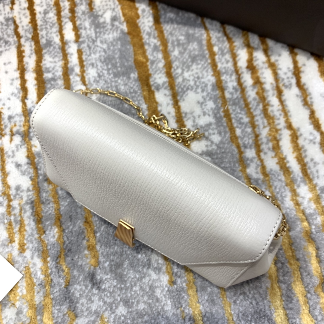 Bottega Veneta Mini Angle Palmellato Bag White. For Women. Women's Bags 7.5in/19cm - Soul Replicas