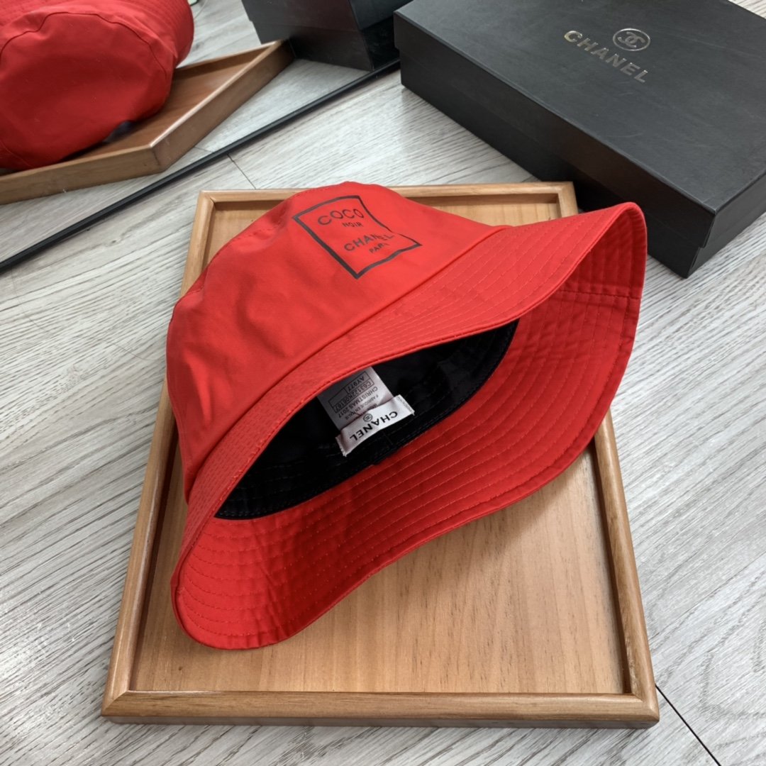 Chanel Cloche Hat Red Chanel Hat - Soul Replicas