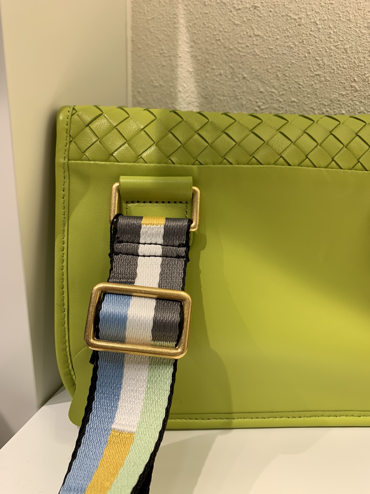 Bottega Veneta Functional Chest Bag Banana Greenleaf. For Women. Women-s Bags 10.2in/26cm - Soul Replicas